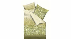 Feinbiber-Bettwäsche "Green Mosaic-Waves" -Bettbezüge Verkäufe 2024 118 seashell 63 khaki 1 feinbiber bettwaesche green mosaic wave weich kuschelig