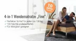 4-in-1 Wendematratze "Finn"