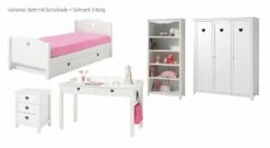 Jugendzimmer "Asami" 5-teilig -Bettbezüge Verkäufe 2024 5 tlg jugendzimmer asami bett mit schublade schrank 3 tuerig