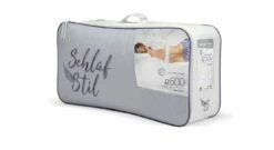 SCHLAFSTIL Daunen-Nackenstützkissen "D500" -Bettbezüge Verkäufe 2024 SCHLAFSTIL daunen nackenstuetzkissen D500 aufbewahrungstasche