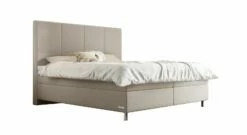 SCHLARAFFIA Boxspringbett "Chicago" -Bettbezüge Verkäufe 2024 SCHLARAFFIA boxspringbett chicago microvelours webstoff bezug secret beige