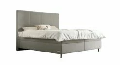 SCHLARAFFIA Boxspringbett "Chicago" -Bettbezüge Verkäufe 2024 SCHLARAFFIA boxspringbett chicago microvelours webstoff bezug secret silver