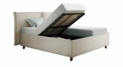 SCHLARAFFIA Stauraumbett "Cavalli" -Bettbezüge Verkäufe 2024 SCHLARAFFIA stauraumbett cavalli webstoff bezug nevada beige