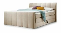 SET ONE Bettkasten-Boxspringbett "Florida" Doppelnähte -Bettbezüge Verkäufe 2024 SET ONE bettkasten boxspringbett florida doppelnaehte samt beige