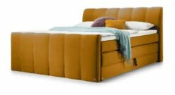 SET ONE Bettkasten-Boxspringbett "Florida" Doppelnähte -Bettbezüge Verkäufe 2024 SET ONE bettkasten boxspringbett florida doppelnaehte samt gold