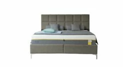 TEMPUR® Bett "Relax" Check -Bettbezüge Verkäufe 2024 TEMPUR bett relax check bezug webstoff kunstleder grau