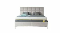TEMPUR® Bett "Relax" Check -Bettbezüge Verkäufe 2024 TEMPUR bett relax check bezug webstoff kunstleder weiss