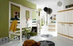 Abenteuer-Hochbett "Kids Paradise" -Bettbezüge Verkäufe 2024 abenteuer hochbett kids paradise leiter gerade 117cm weiss kiefer gr