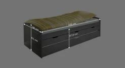 Ausziehbett "Anzio" -Bettbezüge Verkäufe 2024 ausziehbett anzio bettschublade