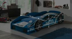 Autobett "Blue Light" -Bettbezüge Verkäufe 2024 autobett blue light bemassung grafik