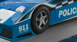 Autobett "Blue Light" -Bettbezüge Verkäufe 2024 autobett blue light reifen felgen nachbildung gr