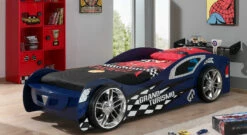 Autobett "Hero" Blau -Bettbezüge Verkäufe 2024 autobett hero blau regal hero gr