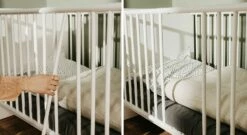 Babybett "Folda" -Bettbezüge Verkäufe 2024 babybett folda schlupfsprossen praktisch