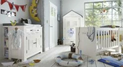 Kleiderschrank "Coastline" -Bettbezüge Verkäufe 2024 babyzimmer coastline weiss kiefernholz modern gr 2