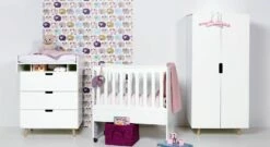 Kleiderschrank "Kids Town" Retro -Bettbezüge Verkäufe 2024 babyzimmer kids town retro moebel angesagt weiss