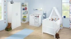Kinderbett "Viktoria" -Bettbezüge Verkäufe 2024 babyzimmer viktoria uni weiss gr 1
