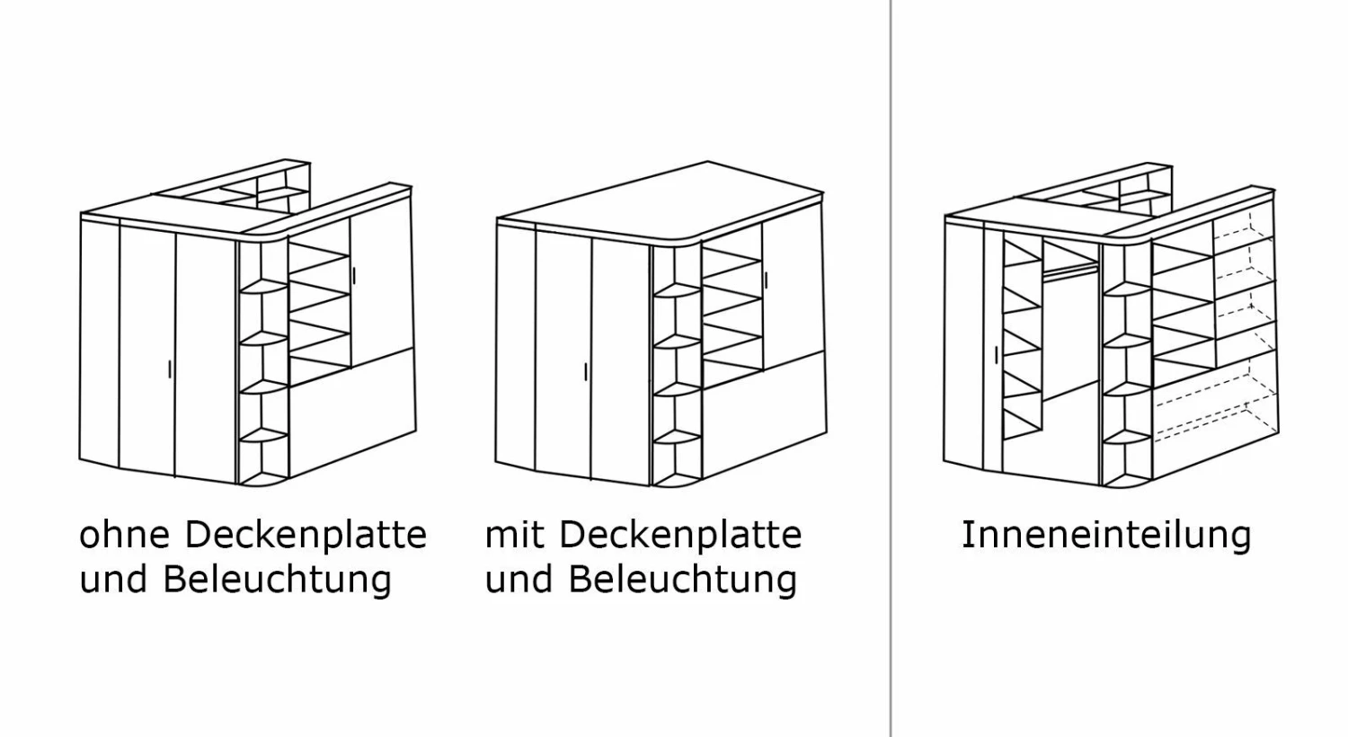 Begehbarer Eck-Kleiderschrank "Zagra" 7 Begehbarer Eck-Kleiderschrank "Zagra" – Bild 5