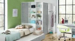 Begehbarer Eck-Kleiderschrank "Porvenir"