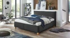 Bett "Adana" 29 Bett "Adana" -Bettbezüge Verkäufe 2024 bett adana webstoff anthrazit