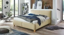 Bett "Adana" 34 Bett "Adana" -Bettbezüge Verkäufe 2024 bett adana webstoff creme