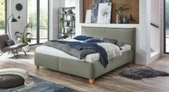 Bett "Adana" 28 Bett "Adana" -Bettbezüge Verkäufe 2024 bett adana webstoff grau