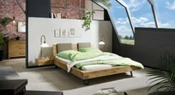 Bett "Adriel" -Bettbezüge Verkäufe 2024 bett adriel wildeiche passende produkte