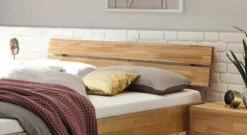 Bett "Advira" -Bettbezüge Verkäufe 2024 bett advira echtholz kopfteil geneigt