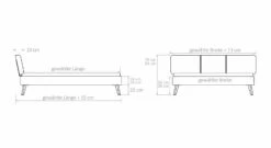 Bett "Akana" -Bettbezüge Verkäufe 2024 bett akana mass grafik
