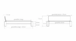 Bett "Aragon" 11 Bett "Aragon" -Bettbezüge Verkäufe 2024 bett aragon bemassungsgrafik
