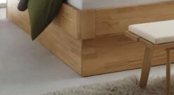 Bett "Ballina" -Bettbezüge Verkäufe 2024 bett ballina abgerundet bettrahmen kernbuche