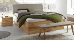 Bett "Ballina" -Bettbezüge Verkäufe 2024 bett ballina sandgrau kopfteil