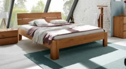 Bett "Bayamo" -Bettbezüge Verkäufe 2024 bett bayamo eiche cognac 20cm gr