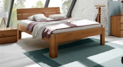 Bett "Bayamo" -Bettbezüge Verkäufe 2024 bett bayamo eiche cognac 30cm gr