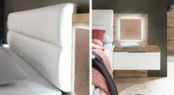 Bett Mit Nachttischen "Caribea" -Bettbezüge Verkäufe 2024 bett caribea polsterkopfteil nachttische 2