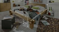 Bett "Corumba" -Bettbezüge Verkäufe 2024 bett corumbo bemassungs skizze