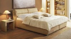 Bett "Cremona" 30 Bett "Cremona" -Bettbezüge Verkäufe 2024 bett cremone polster beige decke beige