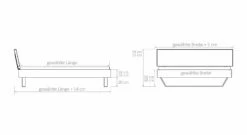 Bett "Ekai" 12 Bett "Ekai" -Bettbezüge Verkäufe 2024 bett ekai mass grafik