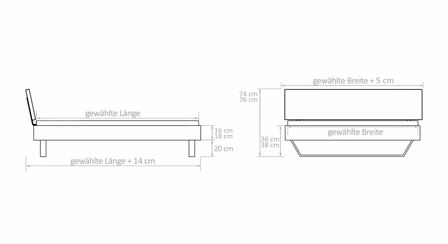 Bett "Ekai" 6 Bett "Ekai" – Bild 4