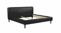 Bett "Elas" -Bettbezüge Verkäufe 2024 bett elas leder bezug schwarz