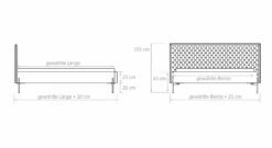 Bett "Eljas" -Bettbezüge Verkäufe 2024 bett eljas massgrafik