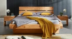 Bett "Esberg" -Bettbezüge Verkäufe 2024 bett esberg robuster balkenrahmen