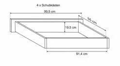 Bett "Finnland" 17 Bett "Finnland" -Bettbezüge Verkäufe 2024 bett finnland schubkasten bemassungs skizze