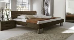 Bett "Fuego" -Bettbezüge Verkäufe 2024 bett fuego wildeiche coffee rustikal