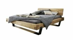 Bett "Gian" -Bettbezüge Verkäufe 2024 bett gian natuerlich geoelt fichtenholz