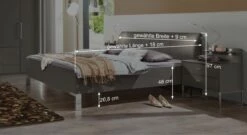 Bett "Harrow" 10 Bett "Harrow" -Bettbezüge Verkäufe 2024 bett harrow bemassung grafik