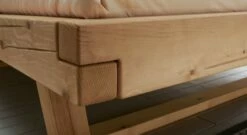 Bett "Cuamba" -Bettbezüge Verkäufe 2024 bett holz gesteckt bettrahmen holz