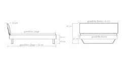 Bett "Igon" -Bettbezüge Verkäufe 2024 bett igon mass grafik