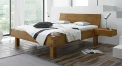 Bett "Kasos" -Bettbezüge Verkäufe 2024 bett kasos wildeiche 25cm fuesse gr