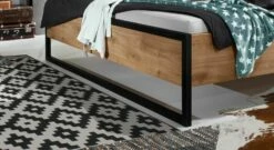 Bett "Lakewood" -Bettbezüge Verkäufe 2024 bett lakewood metallkufen bettbeine stylisch