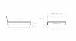 Bett "Larus" -Bettbezüge Verkäufe 2024 bett larus massgrafik praktisch bettkasten